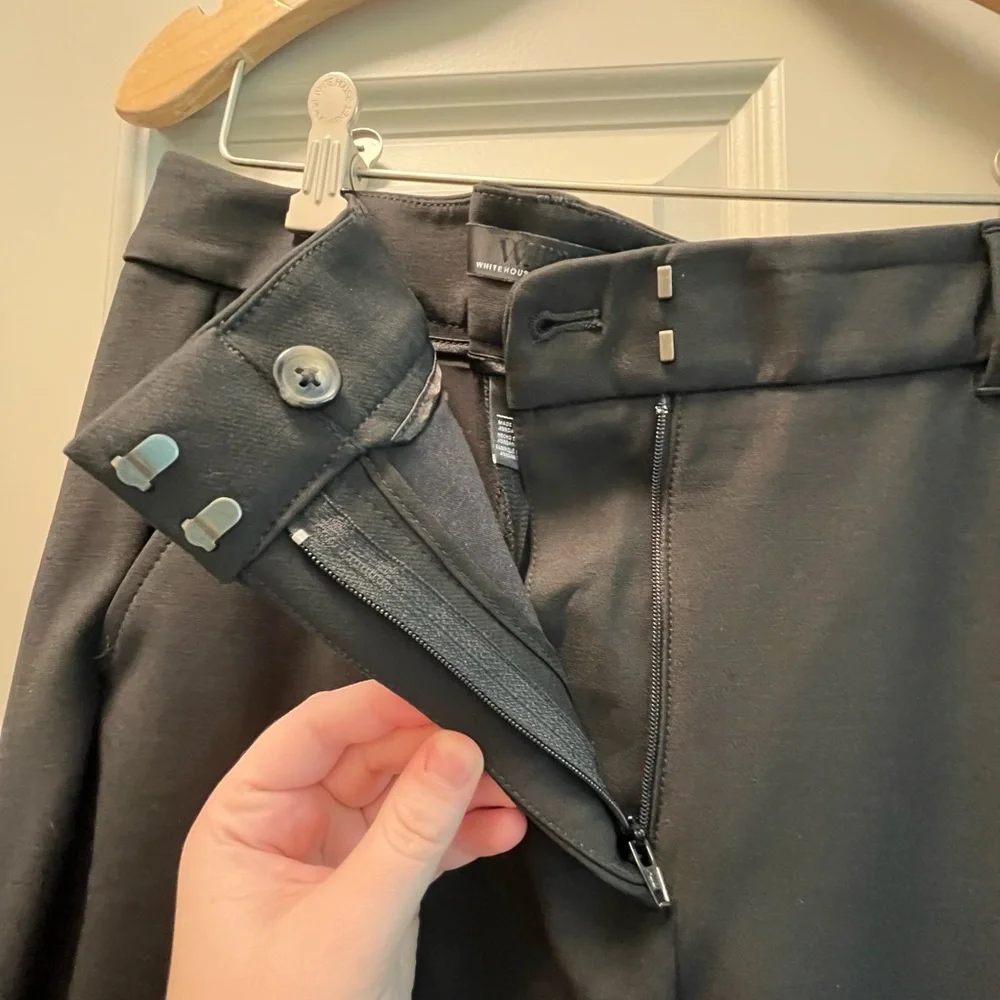 WHBM Black Dress Pants - Picture 3 of 5